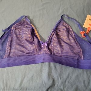 Cleo Lyzy Triangle Bralette Cobalt 32G